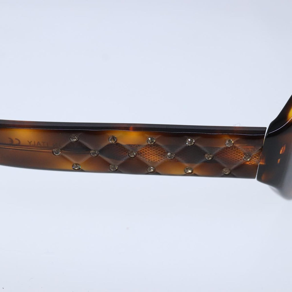 CHANEL Sunglasses plastic Brown CC bs20031