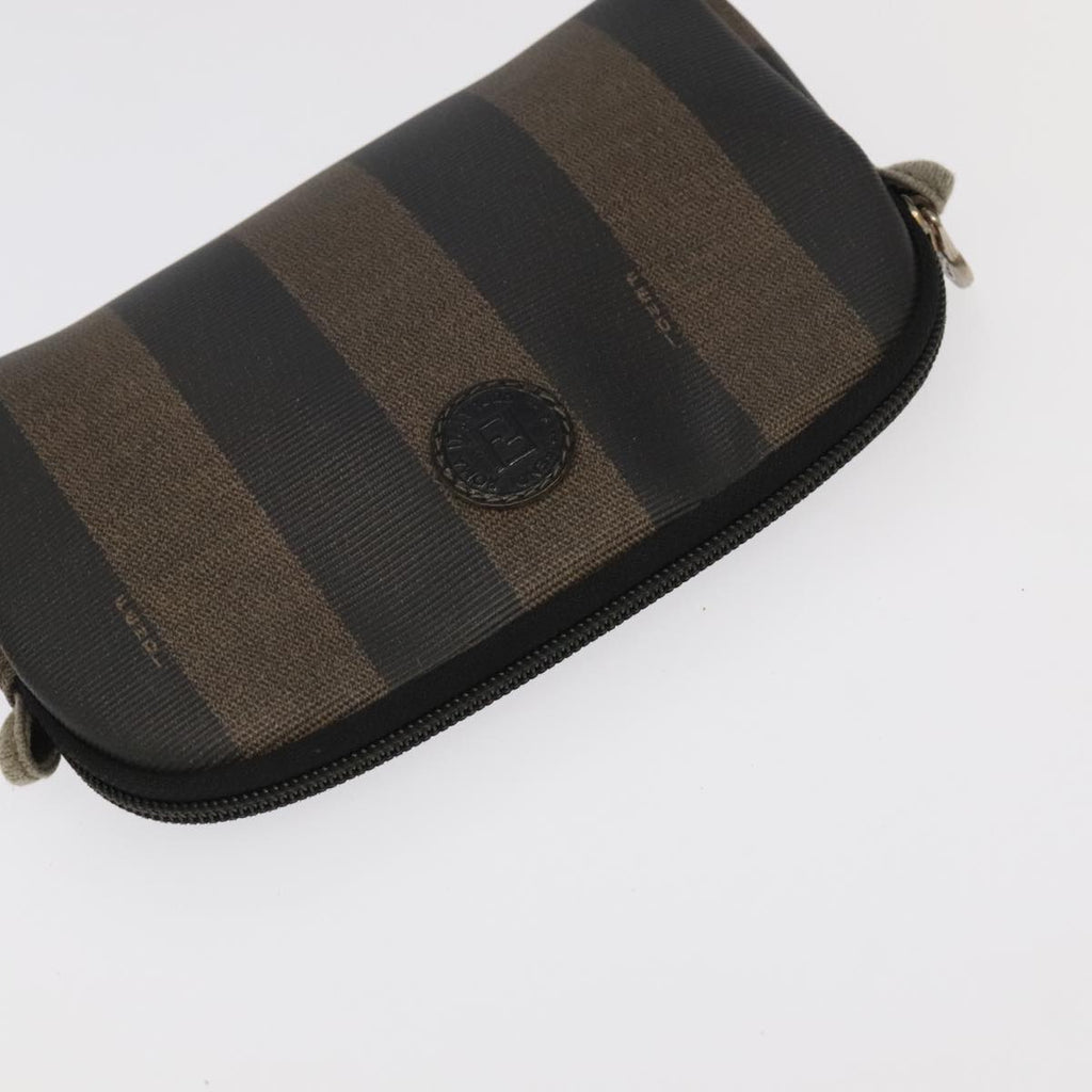 FENDI Pecan Canvas Pouch 3Set Black Brown bs20037