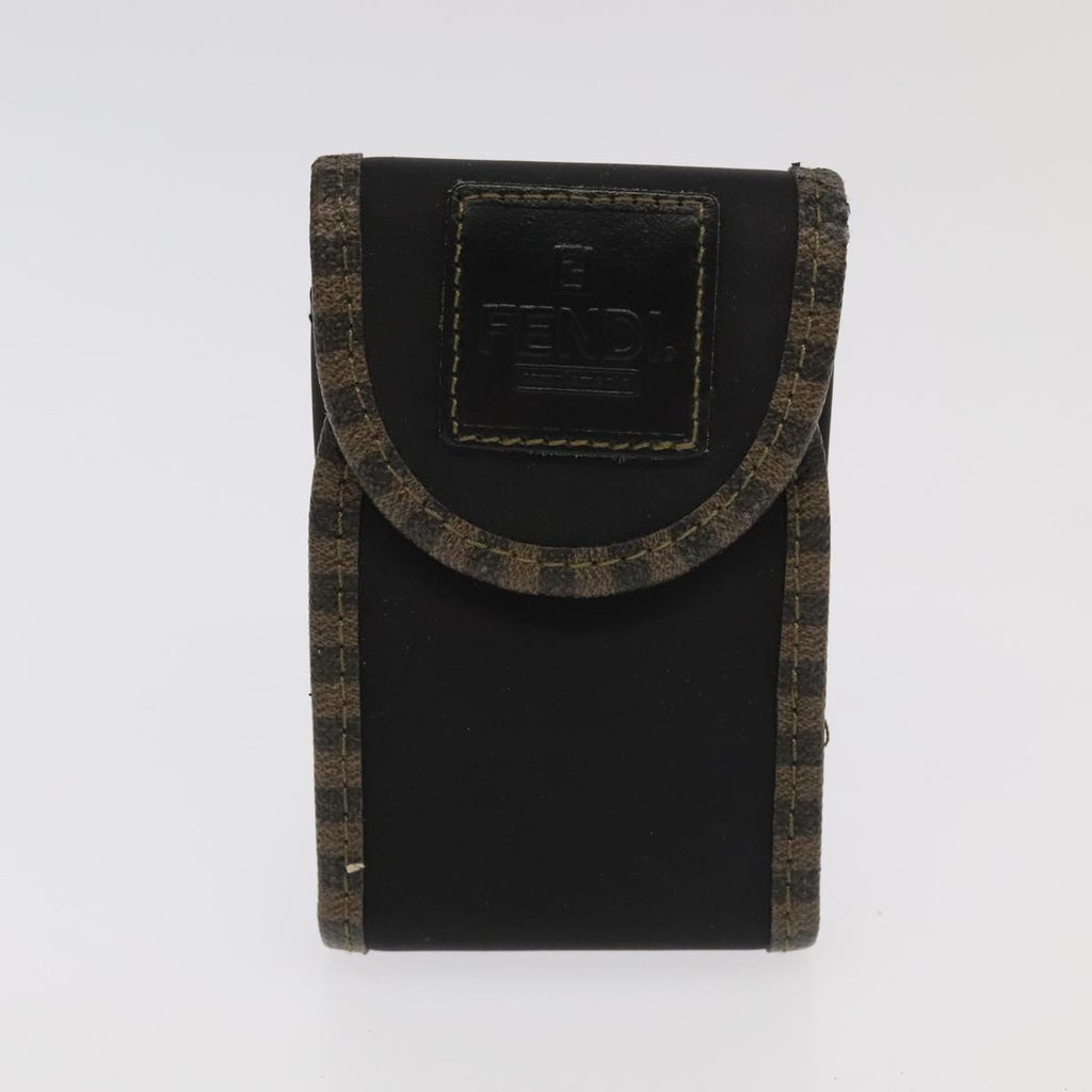 FENDI Pecan Canvas Pouch 3Set Black Brown bs20037