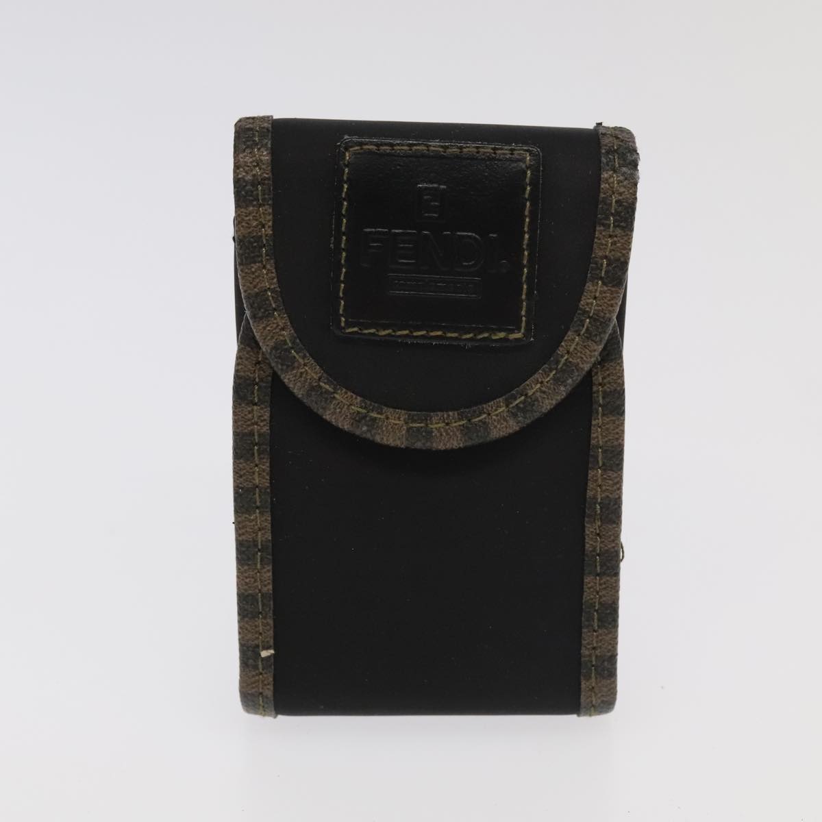 FENDI Pecan Canvas Pouch 3Set Black Brown bs20037