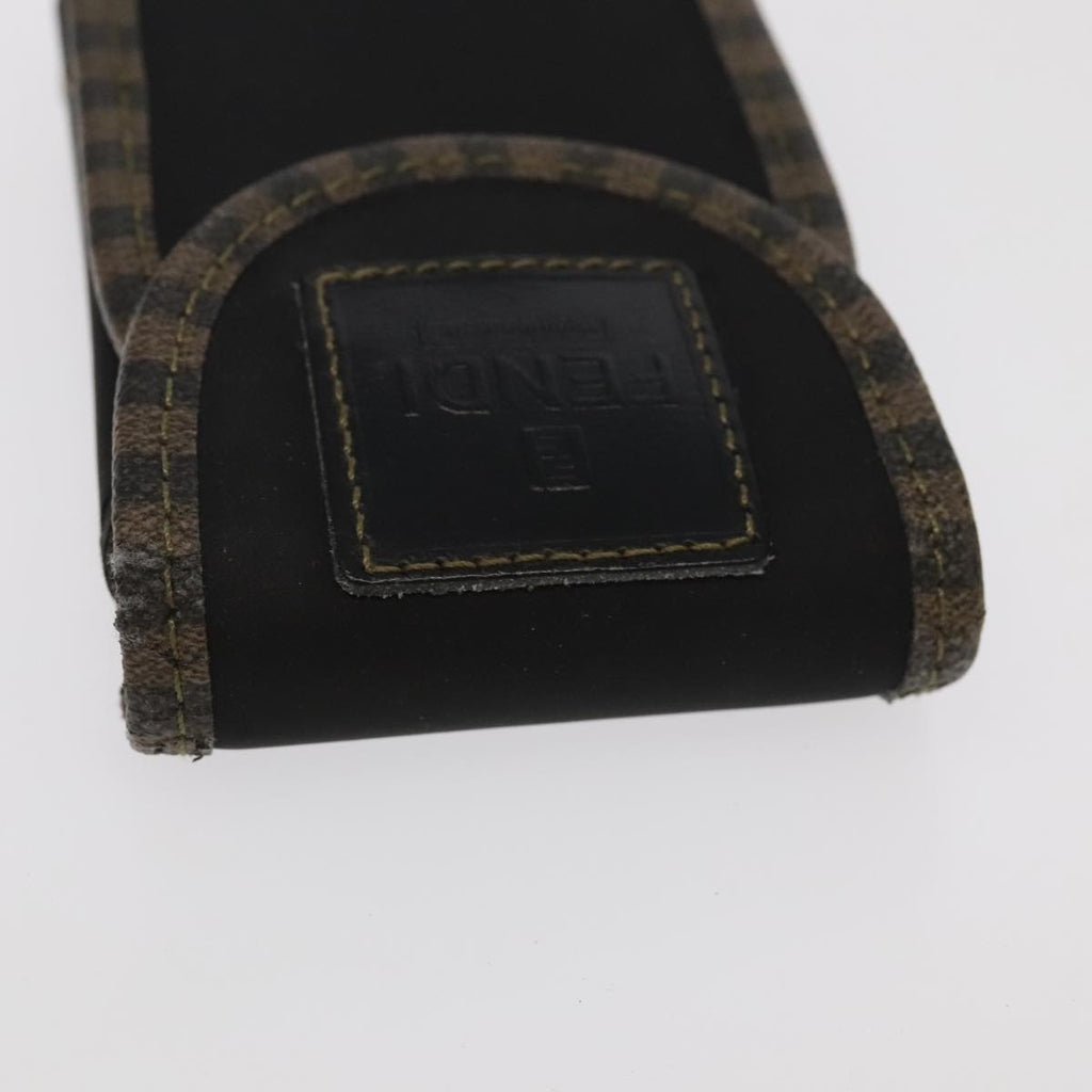 FENDI Pecan Canvas Pouch 3Set Black Brown bs20037