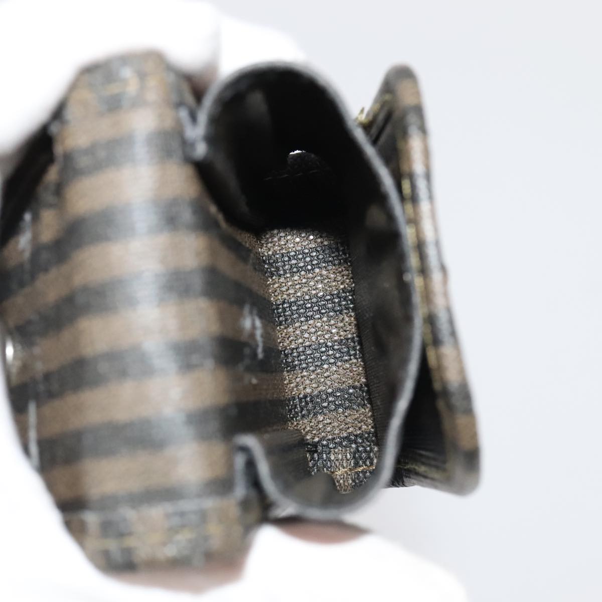 FENDI Pecan Canvas Pouch 3Set Black Brown bs20037