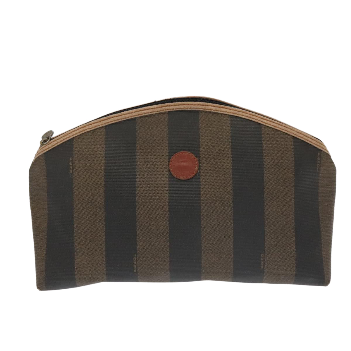 FENDI Pecan Canvas Pouch 3Set Black Brown bs20037