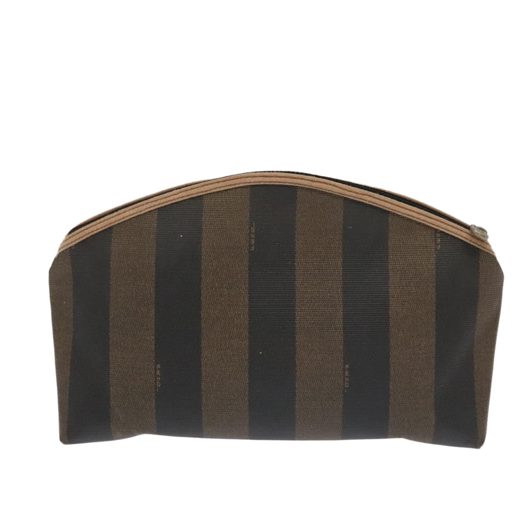 FENDI Pecan Canvas Pouch 3Set Black Brown bs20037