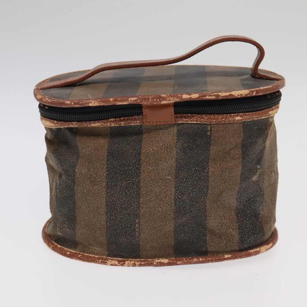 FENDI Pecan Canvas Vanity Cosmetic Pouch 3Set Black Brown bs20038