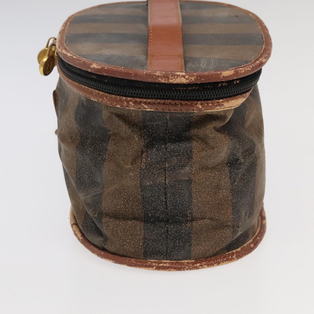 FENDI Pecan Canvas Vanity Cosmetic Pouch 3Set Black Brown bs20038