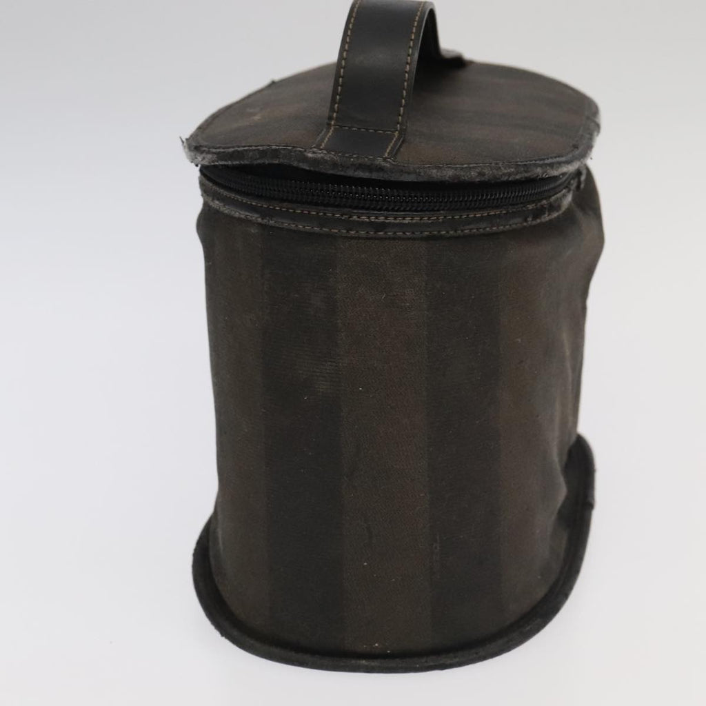 FENDI Pecan Canvas Vanity Cosmetic Pouch 3Set Black Brown bs20038