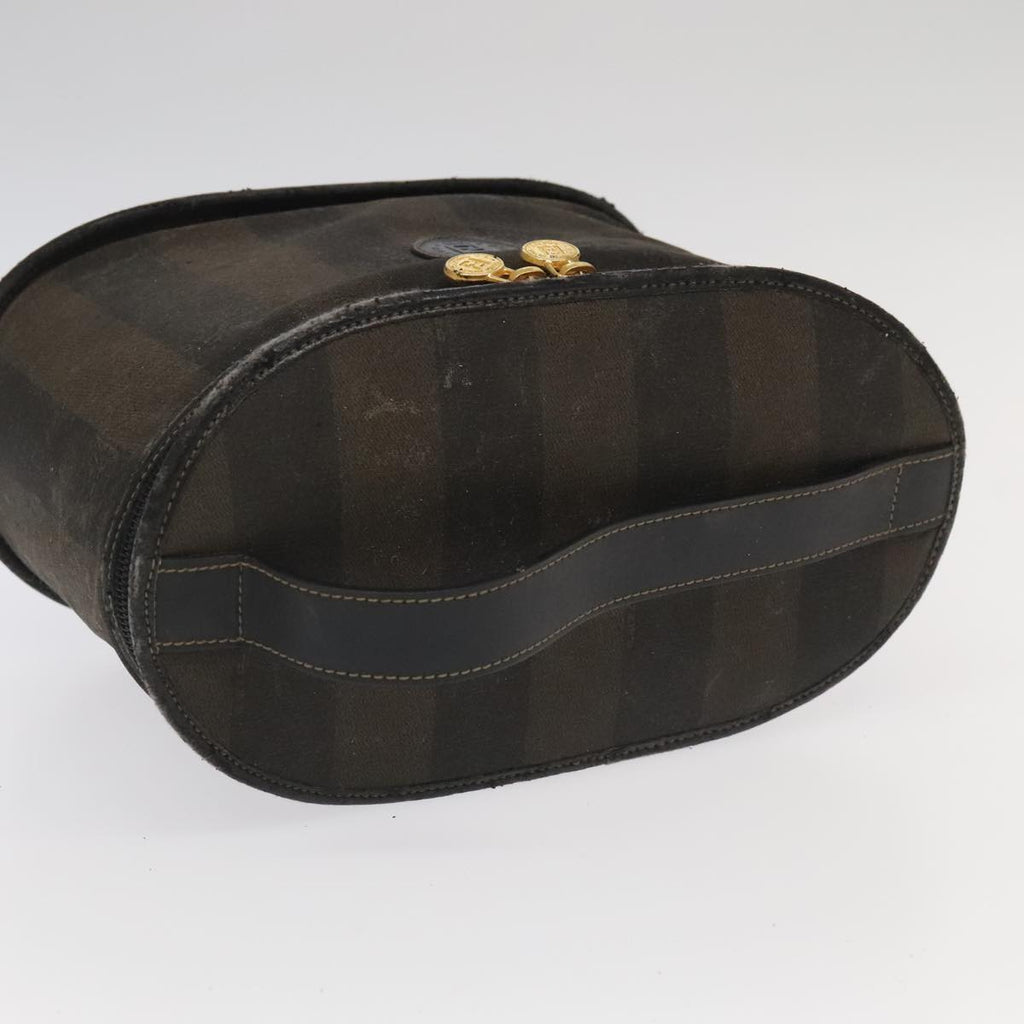 FENDI Pecan Canvas Vanity Cosmetic Pouch 3Set Black Brown bs20038
