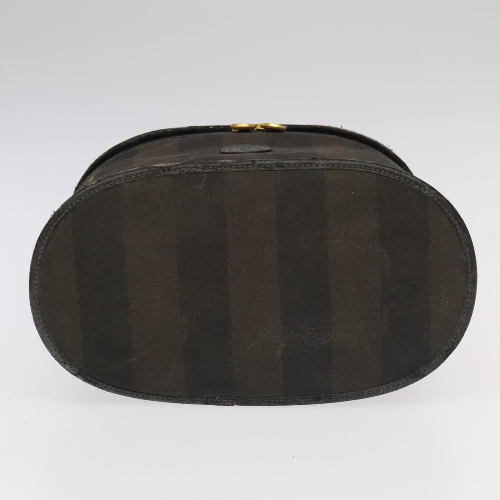 FENDI Pecan Canvas Vanity Cosmetic Pouch 3Set Black Brown bs20038