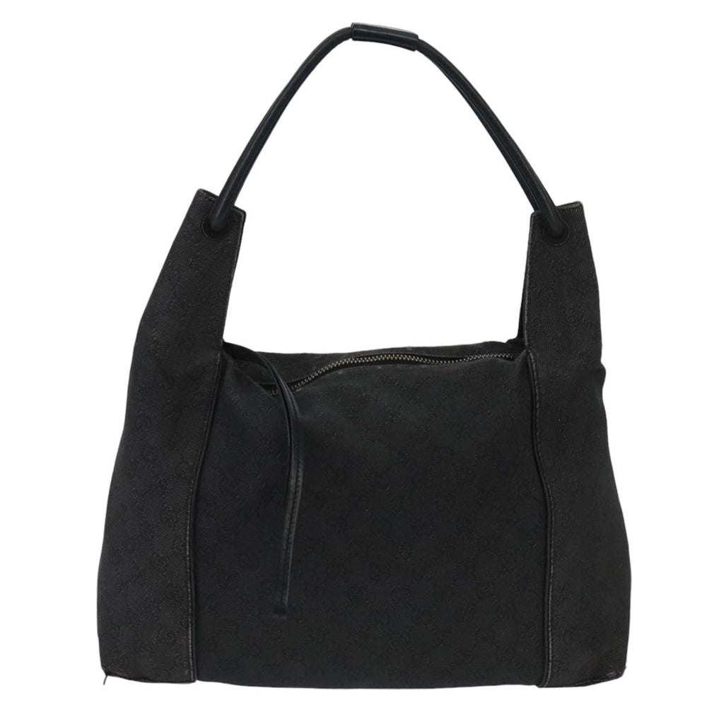 GUCCI GG Canvas Shoulder Bag Black 101292 bs20061