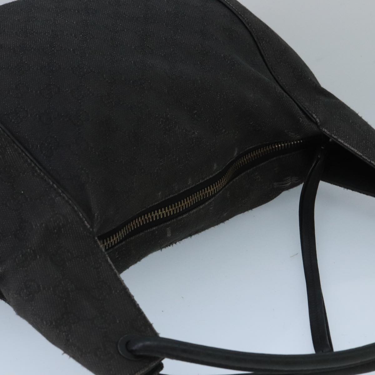 GUCCI GG Canvas Shoulder Bag Black 101292 bs20061