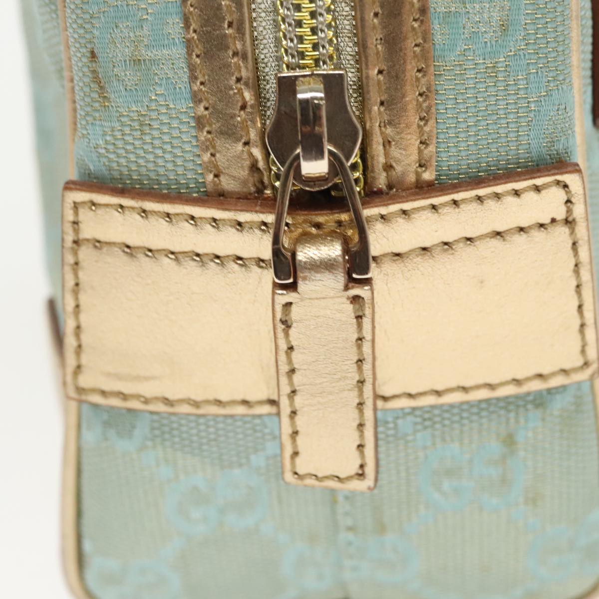 GUCCI GG Canvas Hand Bag Outlet Peppermint Gold 000 0852 2123 bs20063