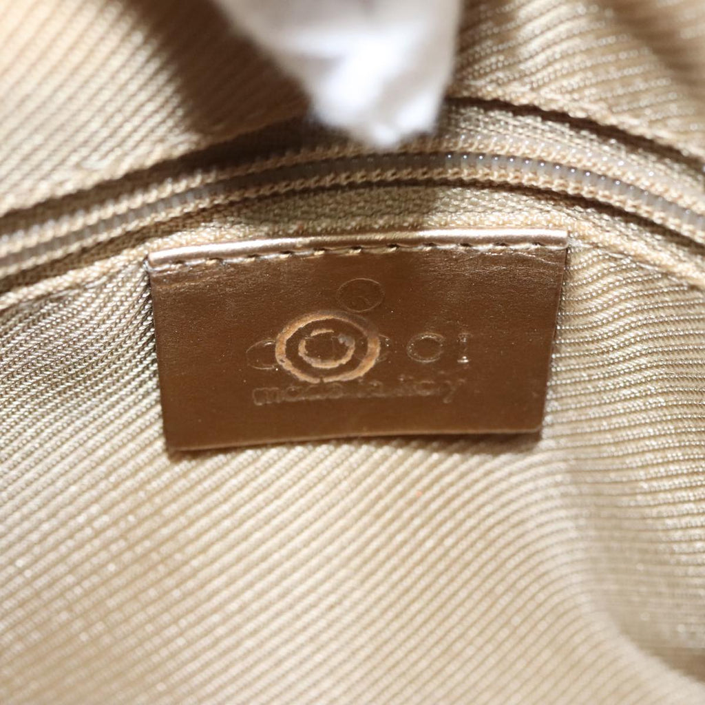GUCCI GG Canvas Hand Bag Outlet Peppermint Gold 000 0852 2123 bs20063