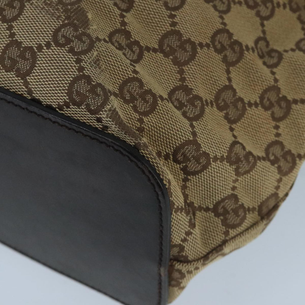 GUCCI GG Canvas Shoulder Bag Beige bs20066