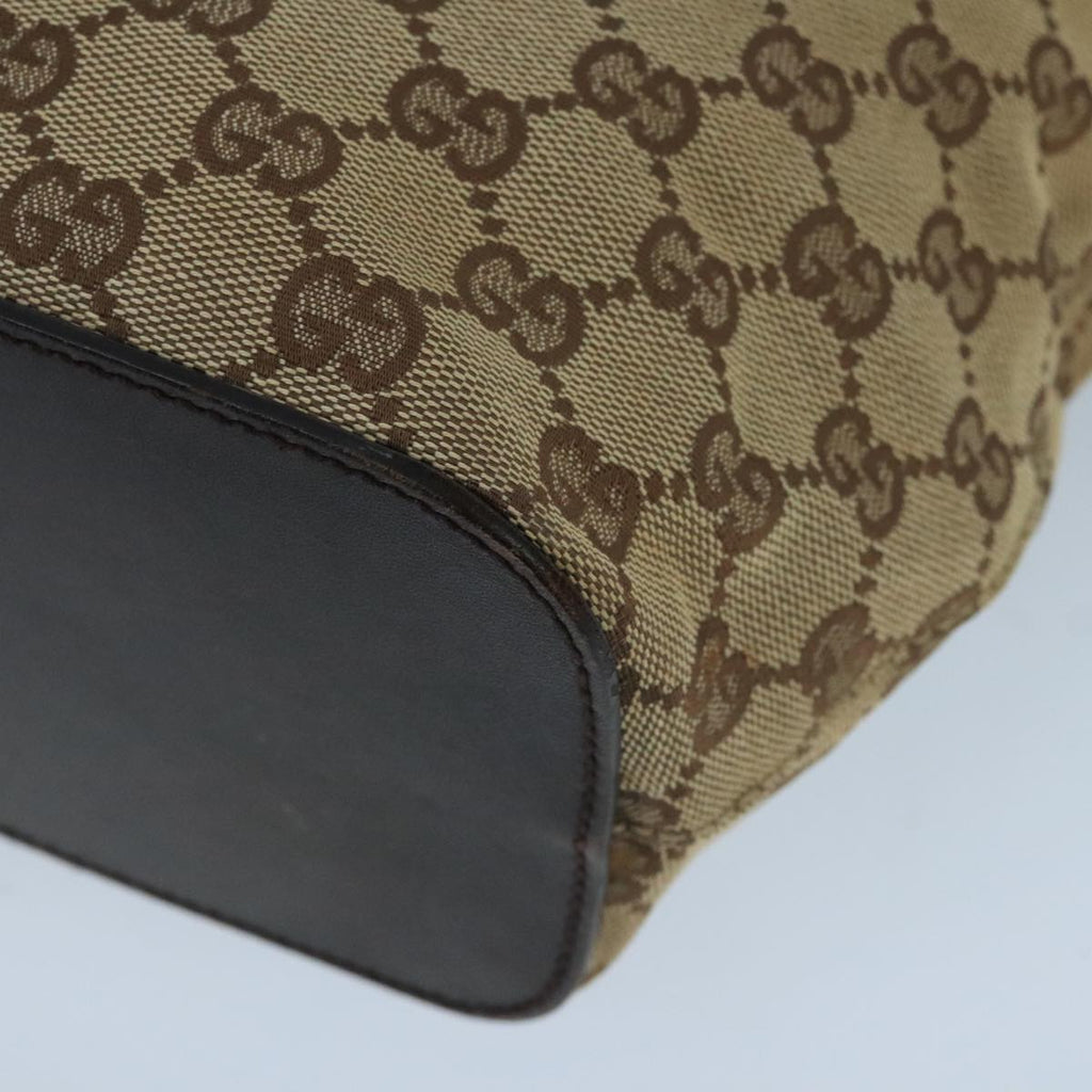 GUCCI GG Canvas Shoulder Bag Beige bs20066