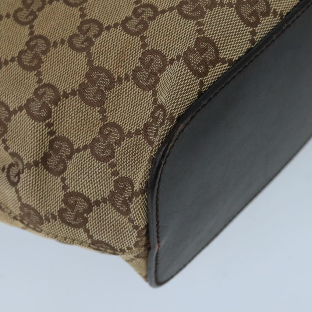 GUCCI GG Canvas Shoulder Bag Beige bs20066