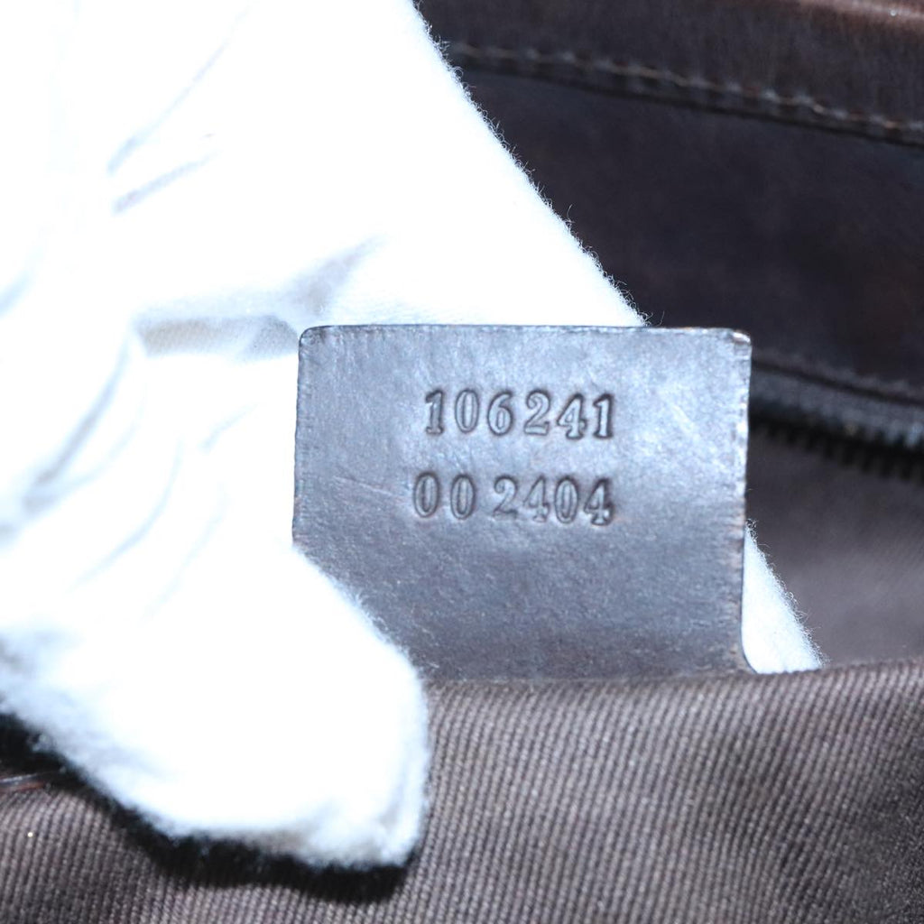 GUCCI GG Canvas Shoulder Bag Beige bs20066