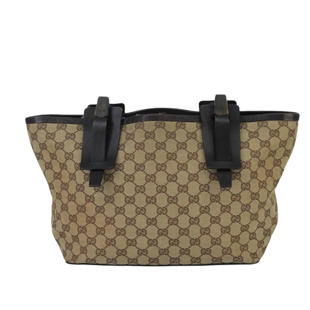 GUCCI GG Canvas Shoulder Bag Beige bs20066