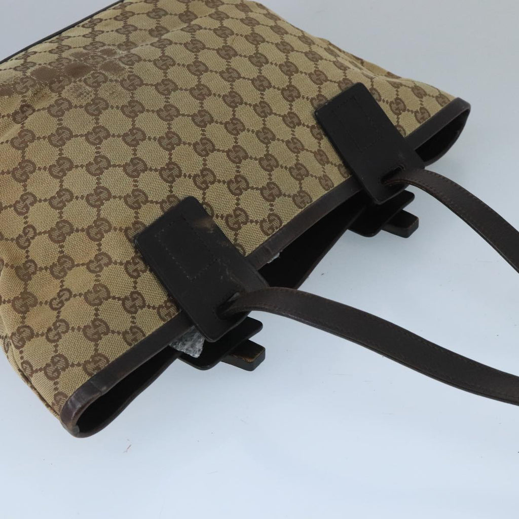 GUCCI GG Canvas Shoulder Bag Beige bs20066