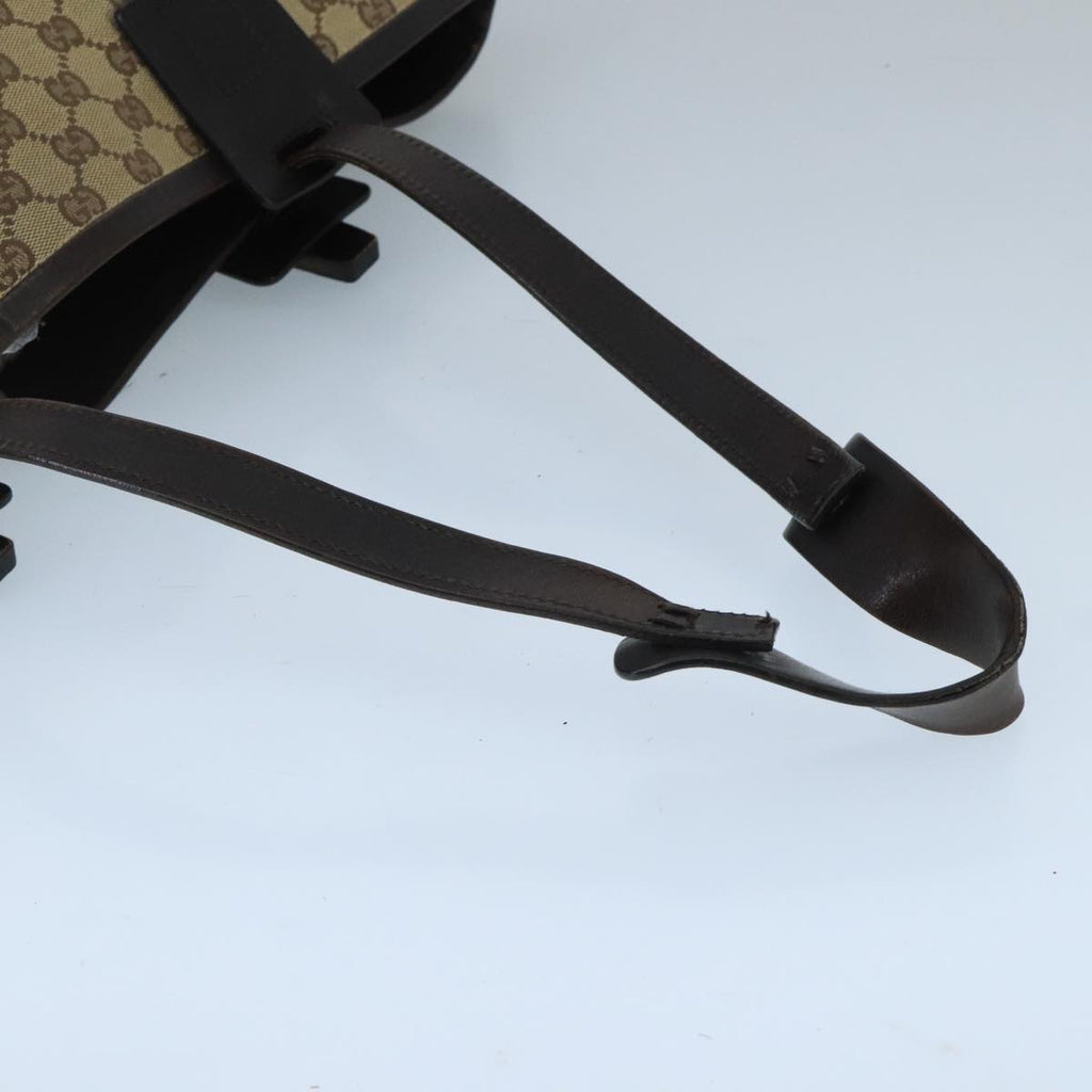 GUCCI GG Canvas Shoulder Bag Beige bs20066