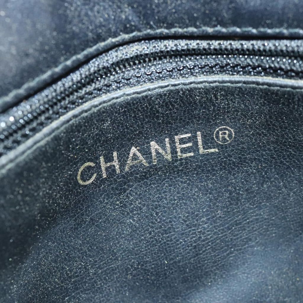 CHANEL Matelasse Chain Waist bag Lamb Skin Black Gold CC bs20175