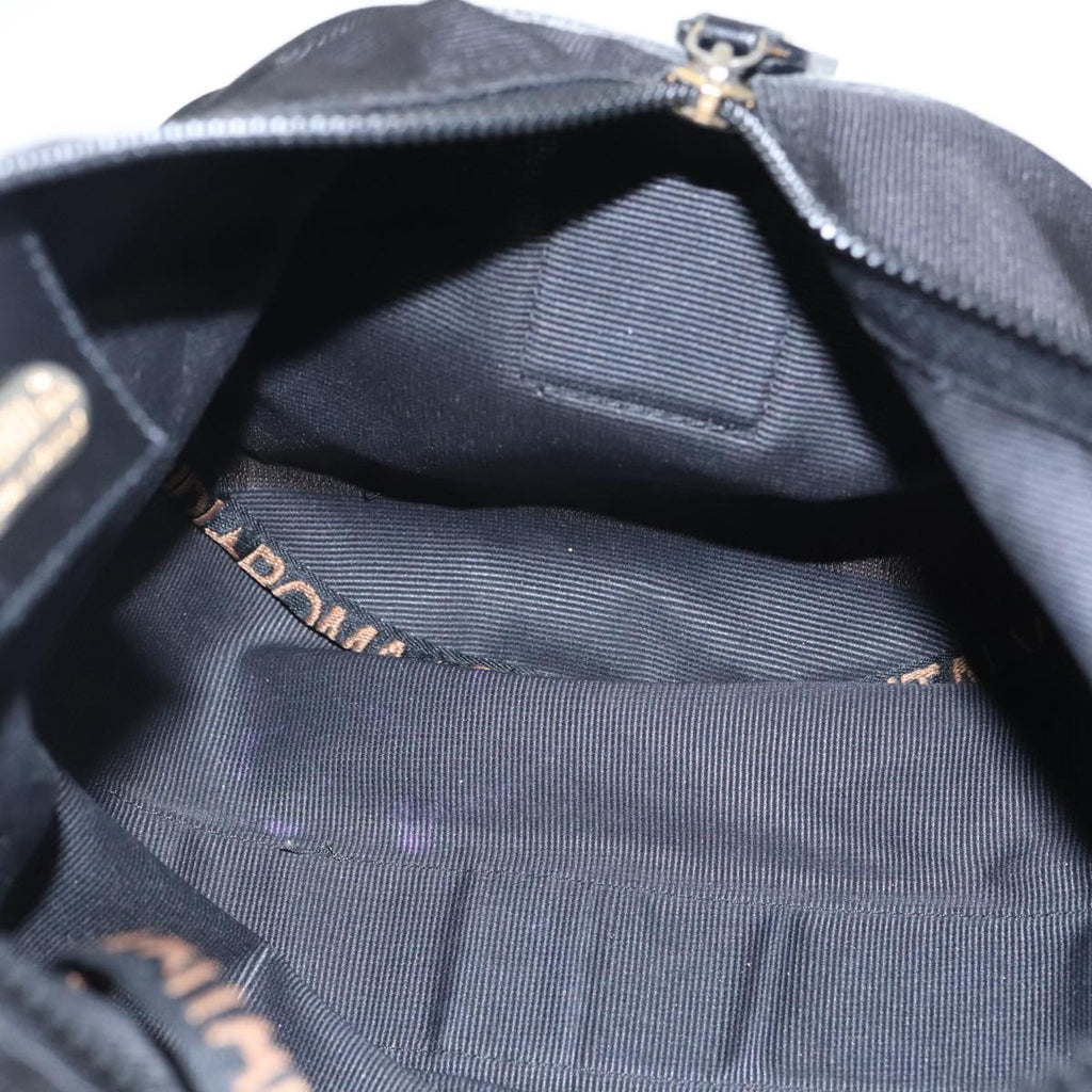 FENDI Mini Boston Bag Canvas Gold Black bs20190