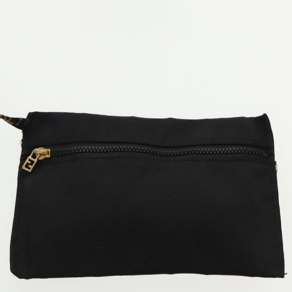 FENDI Mini Boston Bag Canvas Gold Black bs20190