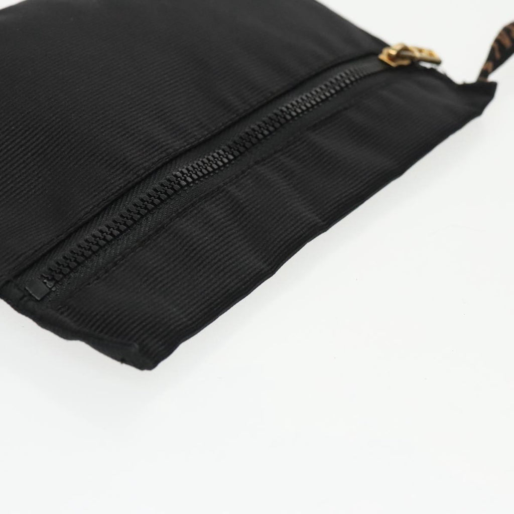 FENDI Mini Boston Bag Canvas Gold Black bs20190