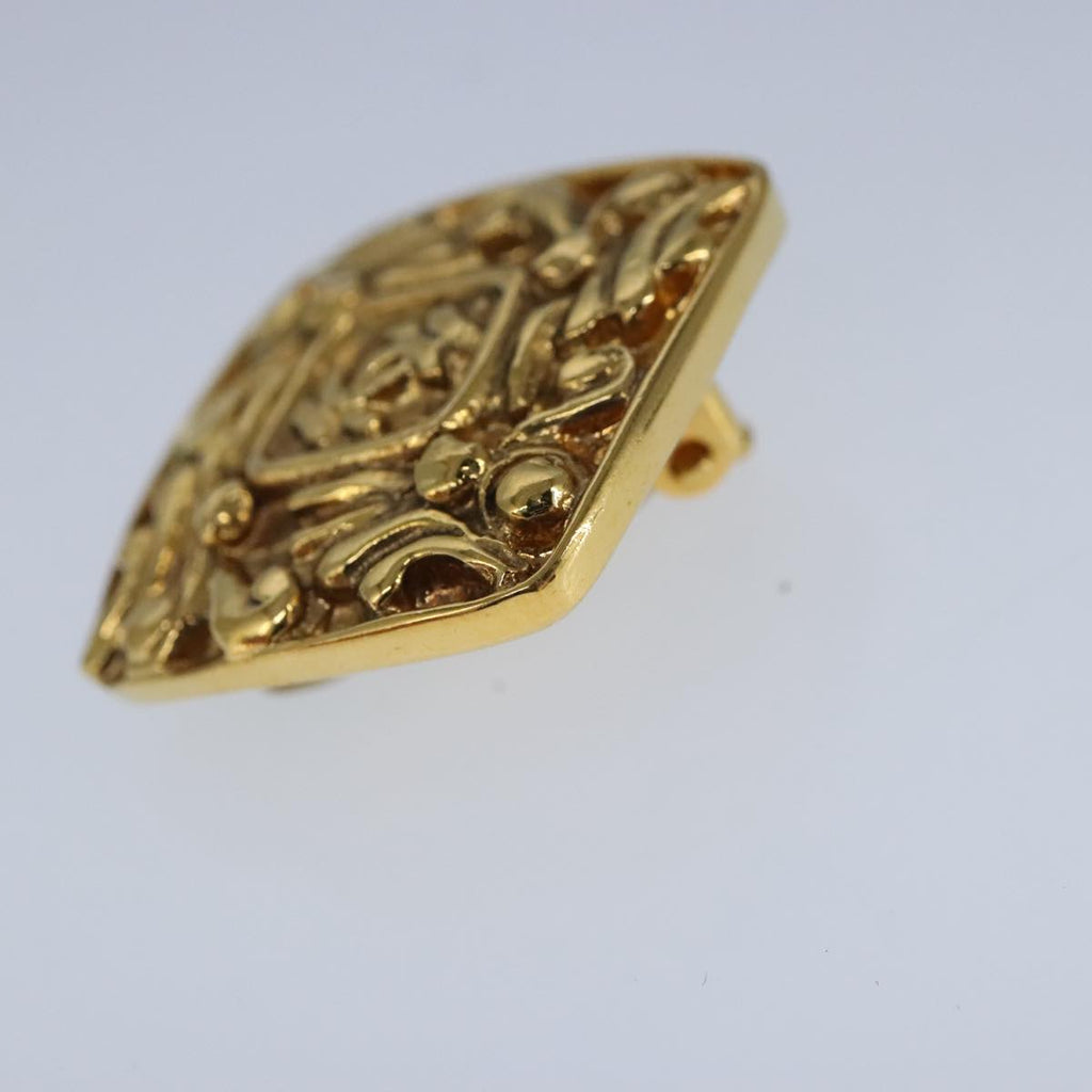CHANEL Earring metal Gold CC bs20202