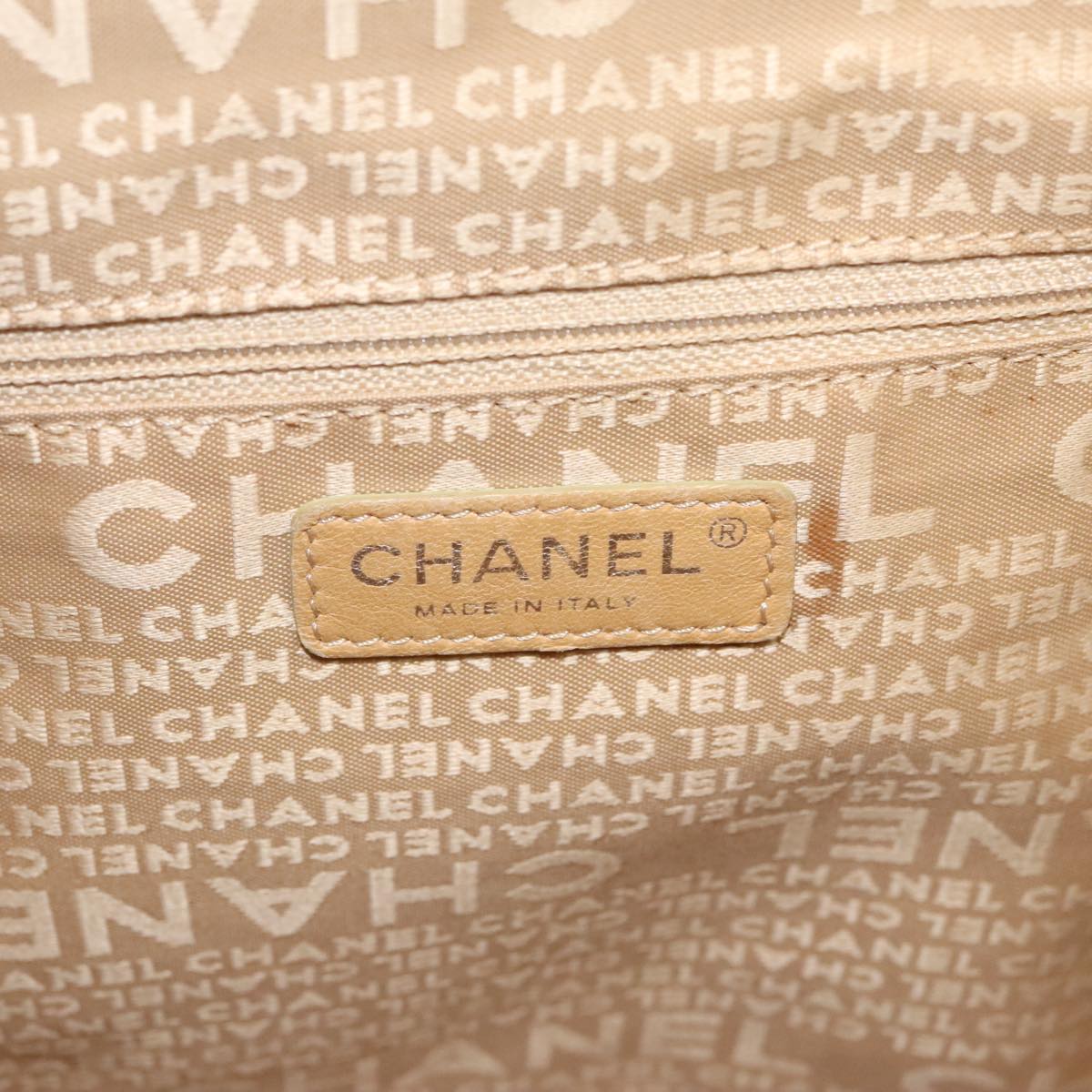 CHANEL Hand Bag Canvas 2way Black Silver CC bs20203