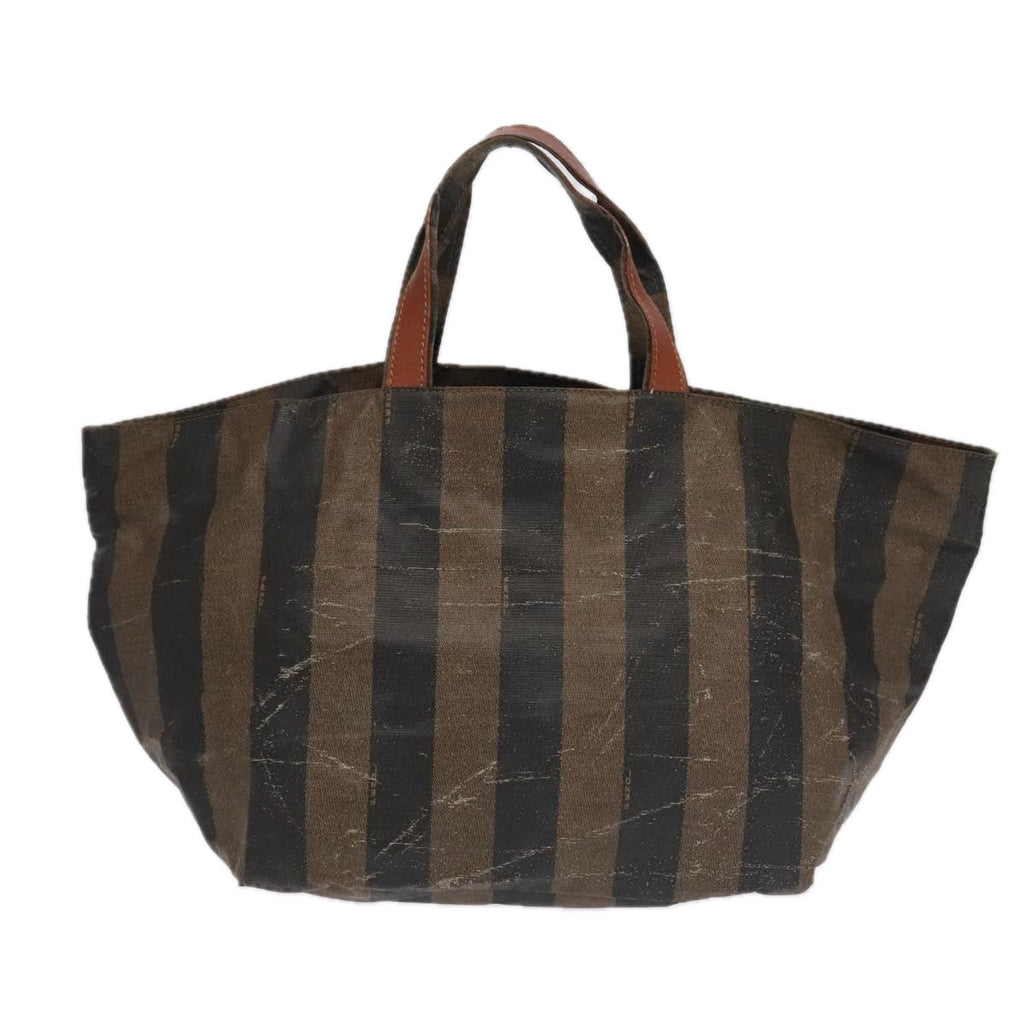 FENDI Pecan Canvas Hand Bag 4Set Black Brown bs20220