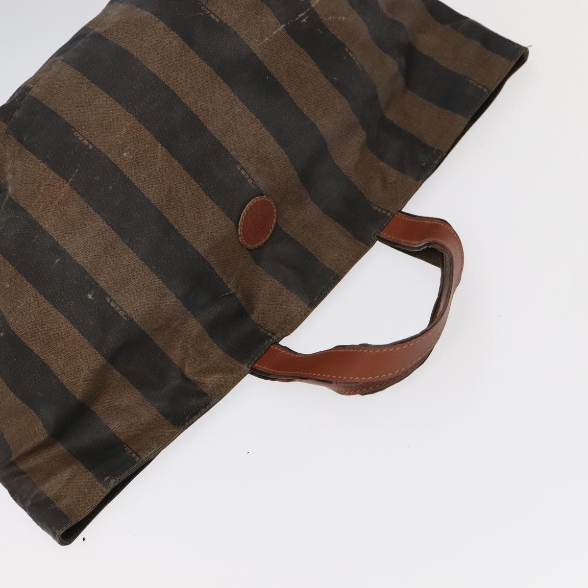 FENDI Pecan Canvas Hand Bag 4Set Black Brown bs20220