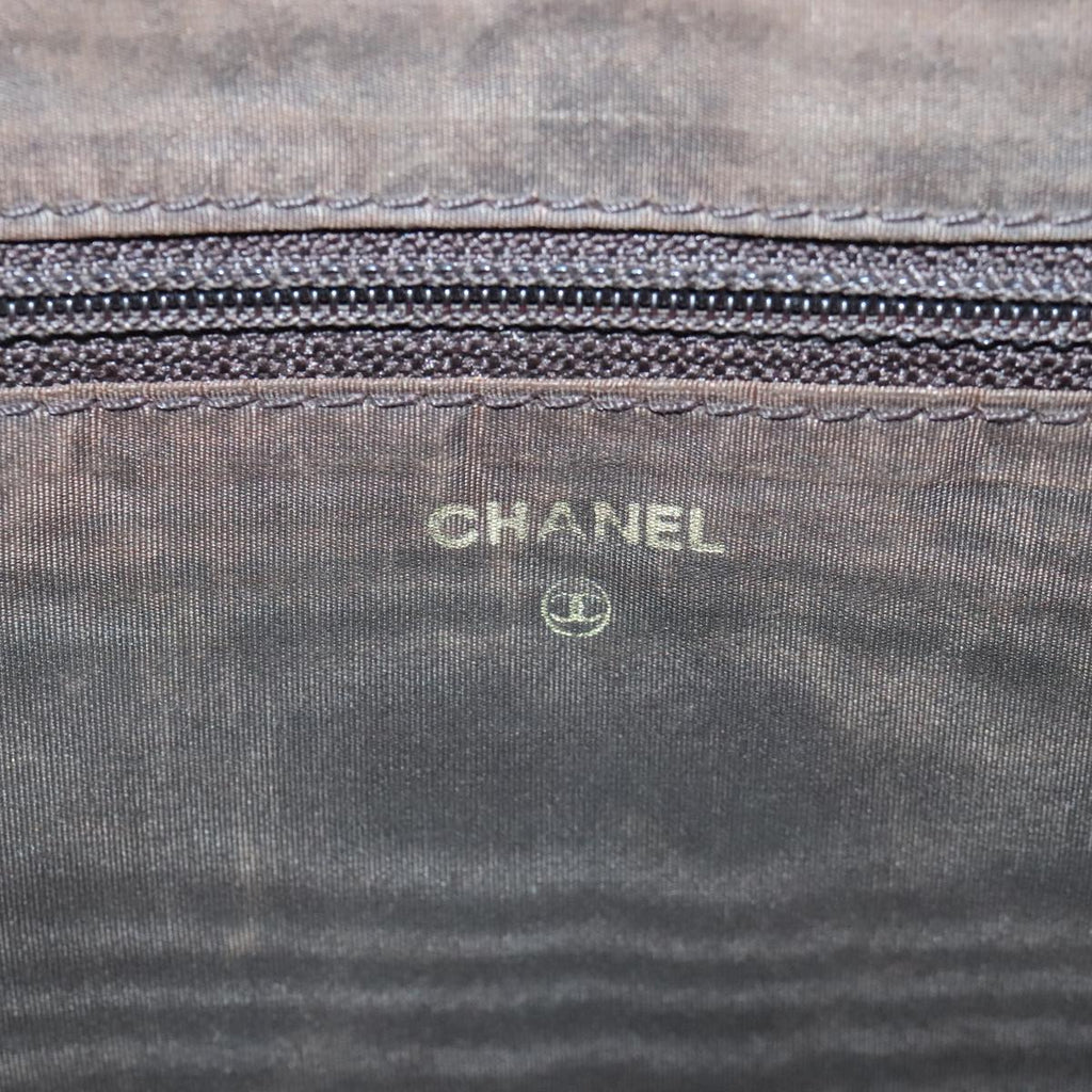 CHANEL Document Case Caviar Skin Brown CC bs20232