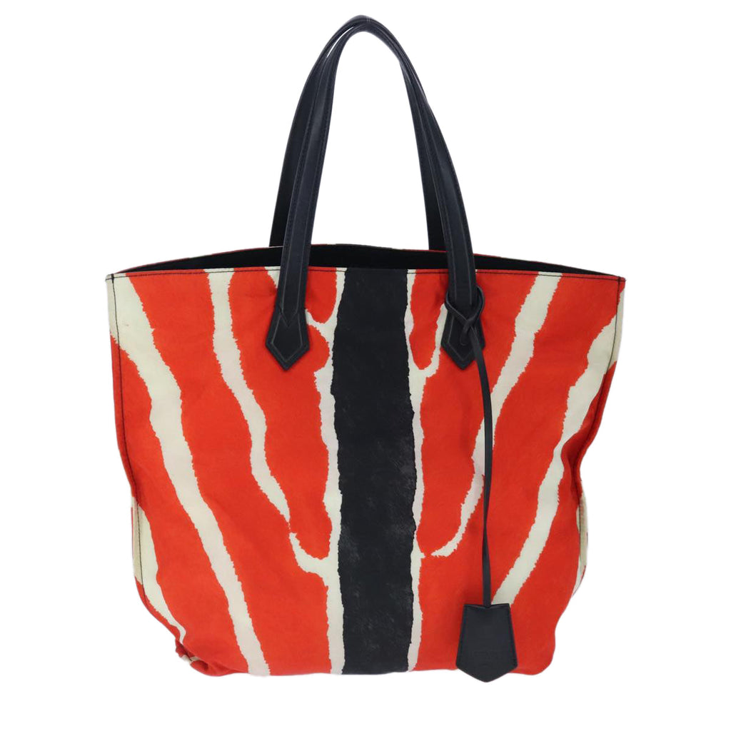 FENDI Tote Bag Nylon Red Silver bs20291