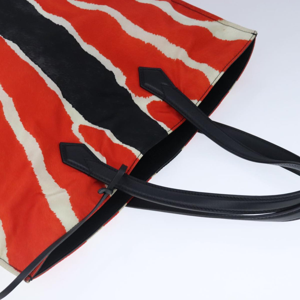 FENDI Tote Bag Nylon Red Silver bs20291