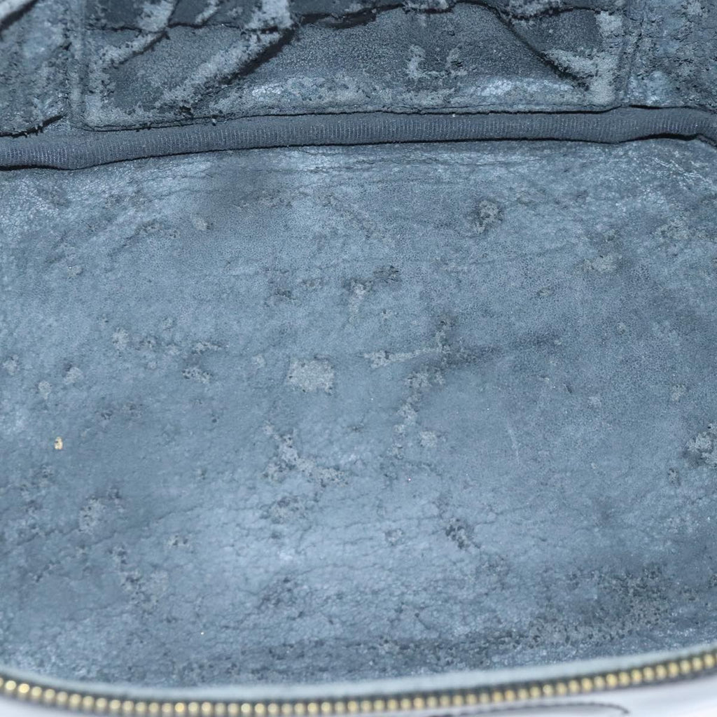 CHANEL Vanity Pouch Enamel Black Gold CC bs20306