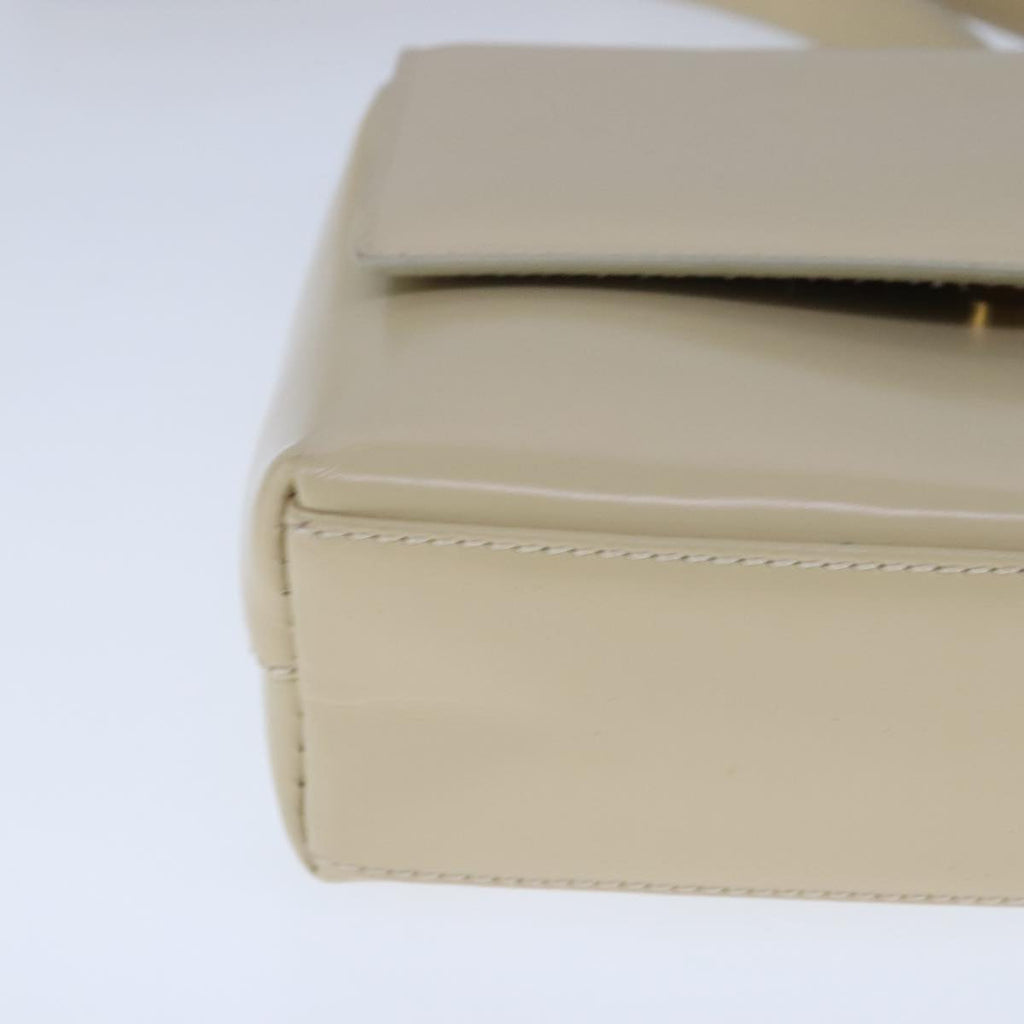 GUCCI Shoulder Bag Enamel Beige Gold 007 3444 0282 bs20332