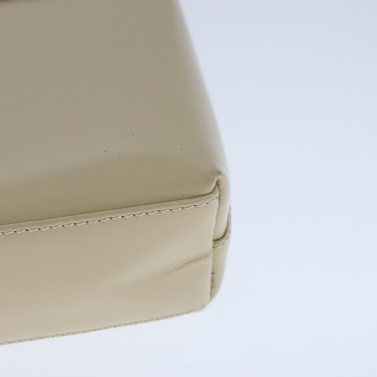 GUCCI Shoulder Bag Enamel Beige Gold 007 3444 0282 bs20332
