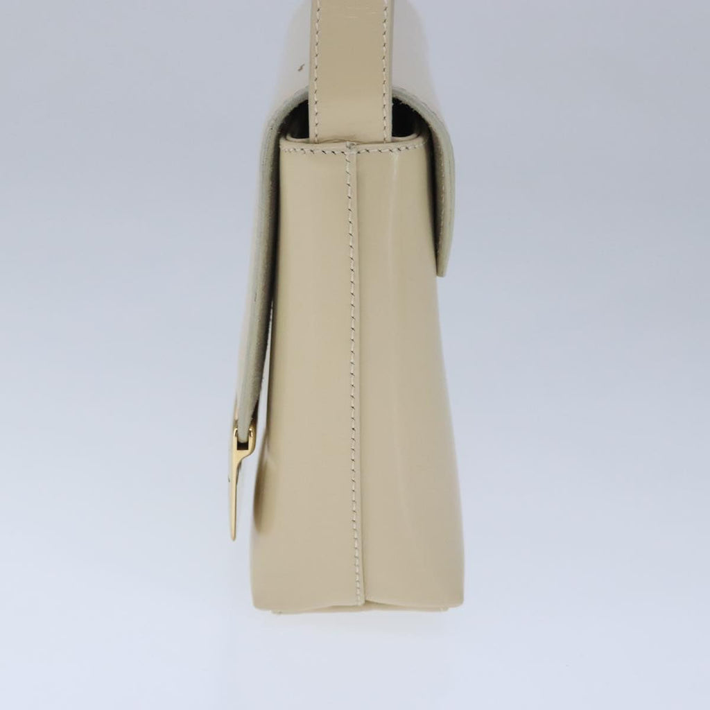 GUCCI Shoulder Bag Enamel Beige Gold 007 3444 0282 bs20332
