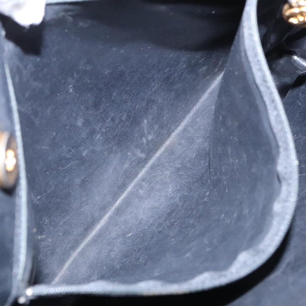 CHANEL COCO Mark Tote Bag Caviar Skin Black Gold CC bs20388