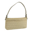 FENDI Zucchino Canvas Hand Bag Beige bs20575