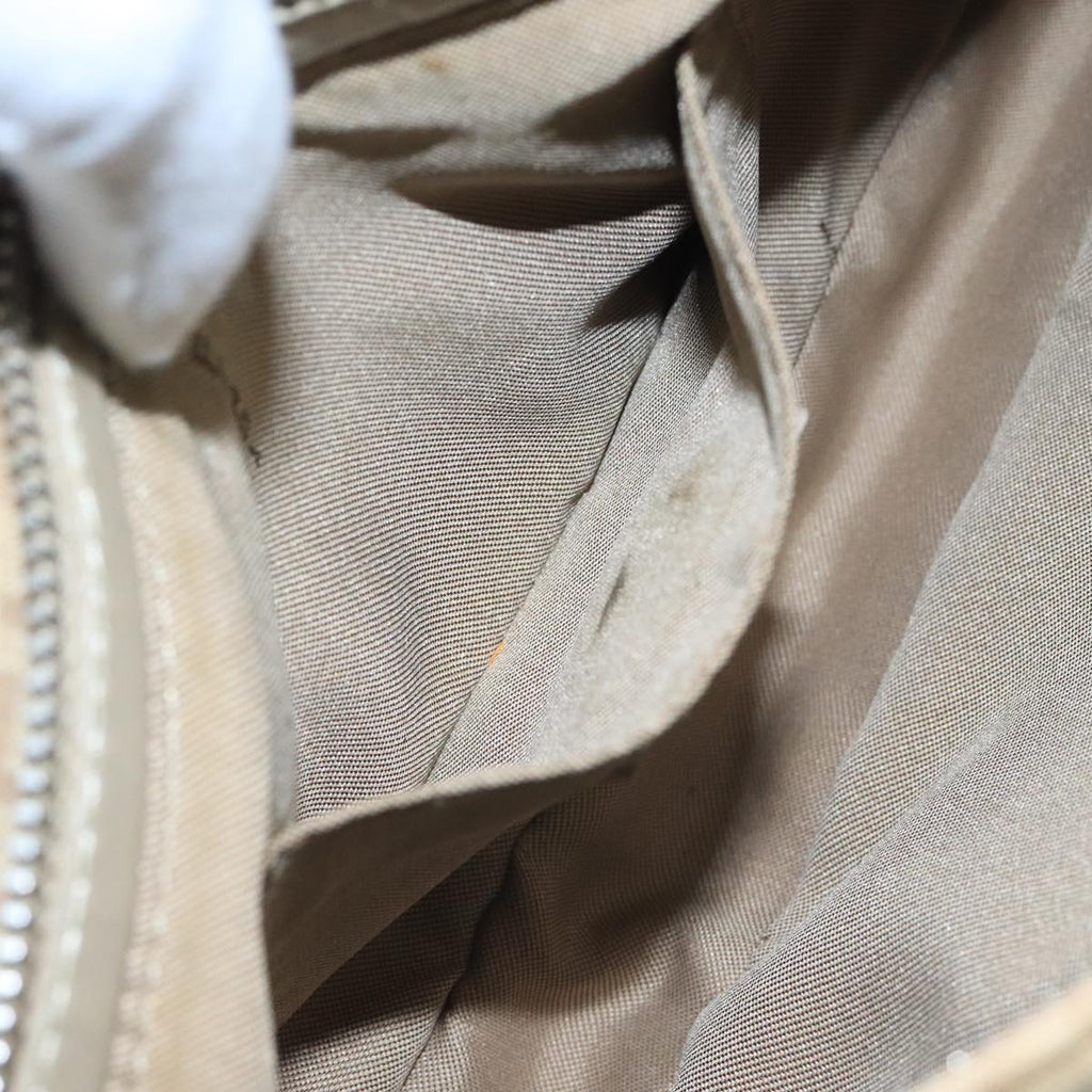 FENDI Zucchino Canvas Hand Bag Beige bs20575