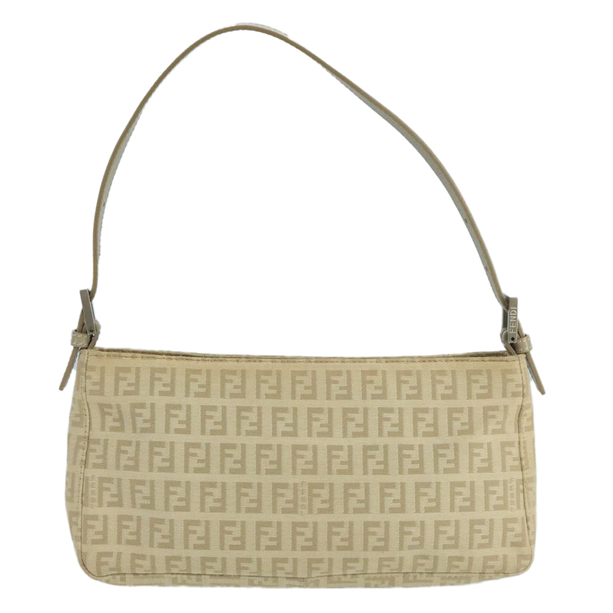 FENDI Zucchino Canvas Hand Bag Beige bs20575