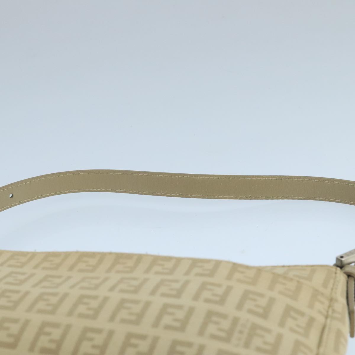 FENDI Zucchino Canvas Hand Bag Beige bs20575