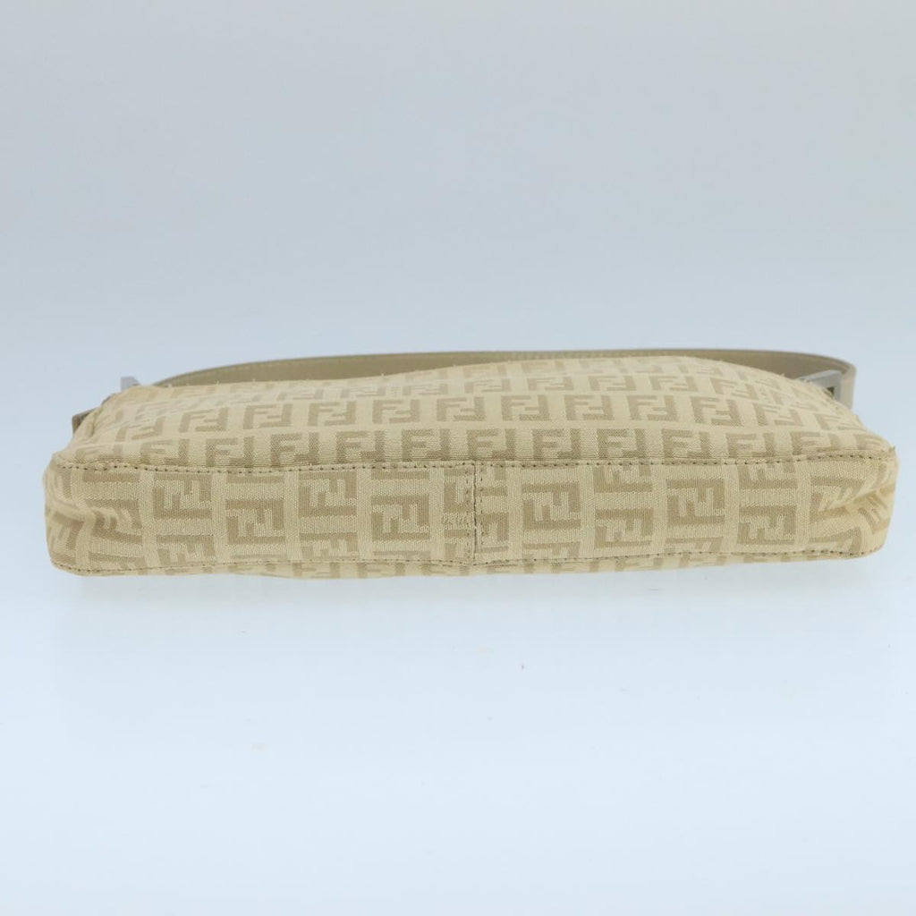 FENDI Zucchino Canvas Hand Bag Beige bs20575
