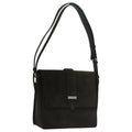 CHANEL Shoulder Bag Suede Khaki CC bs20614