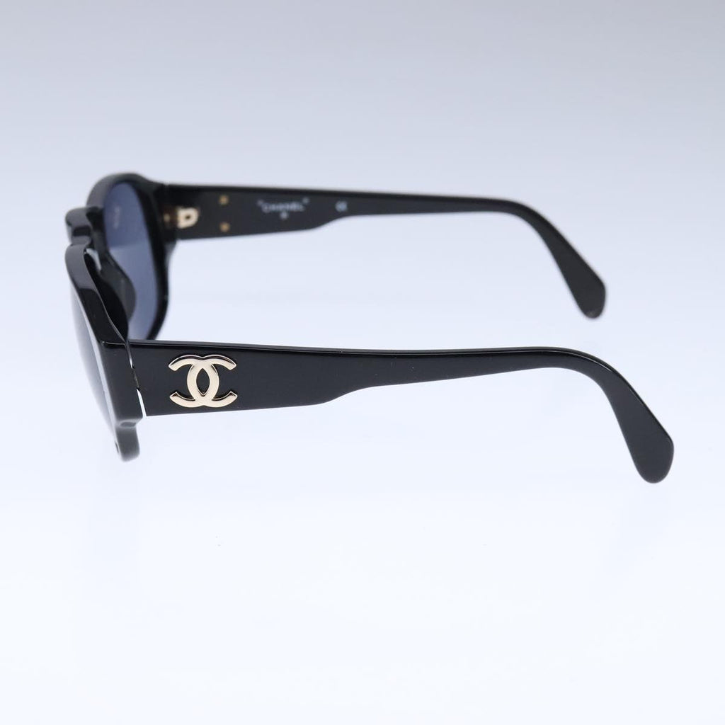CHANEL Sunglasses plastic Black CC bs20642