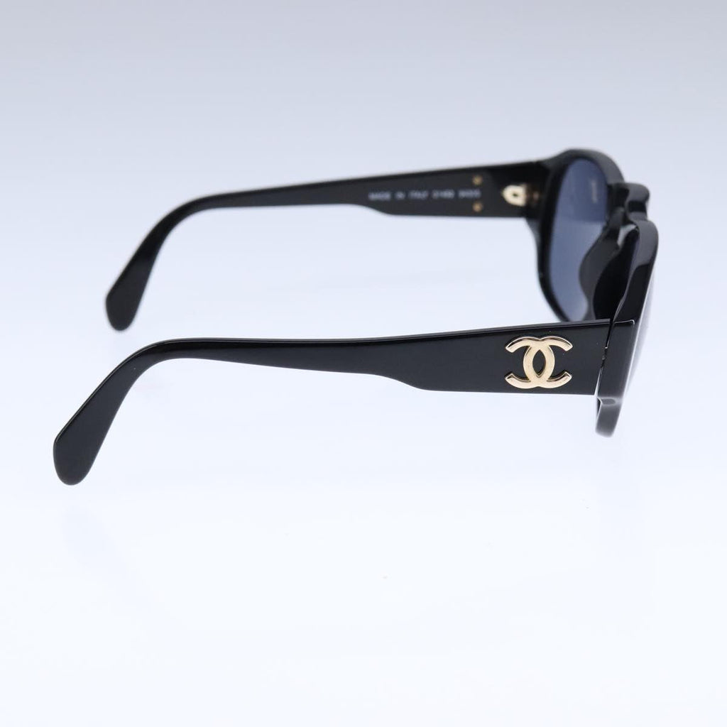 CHANEL Sunglasses plastic Black CC bs20642