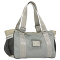 CHANEL Sports Tote Bag Nylon Light Gray CC bs20733