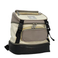 CHANEL Sports Backpack Nylon Leather White Gray Silver CC bs20919
